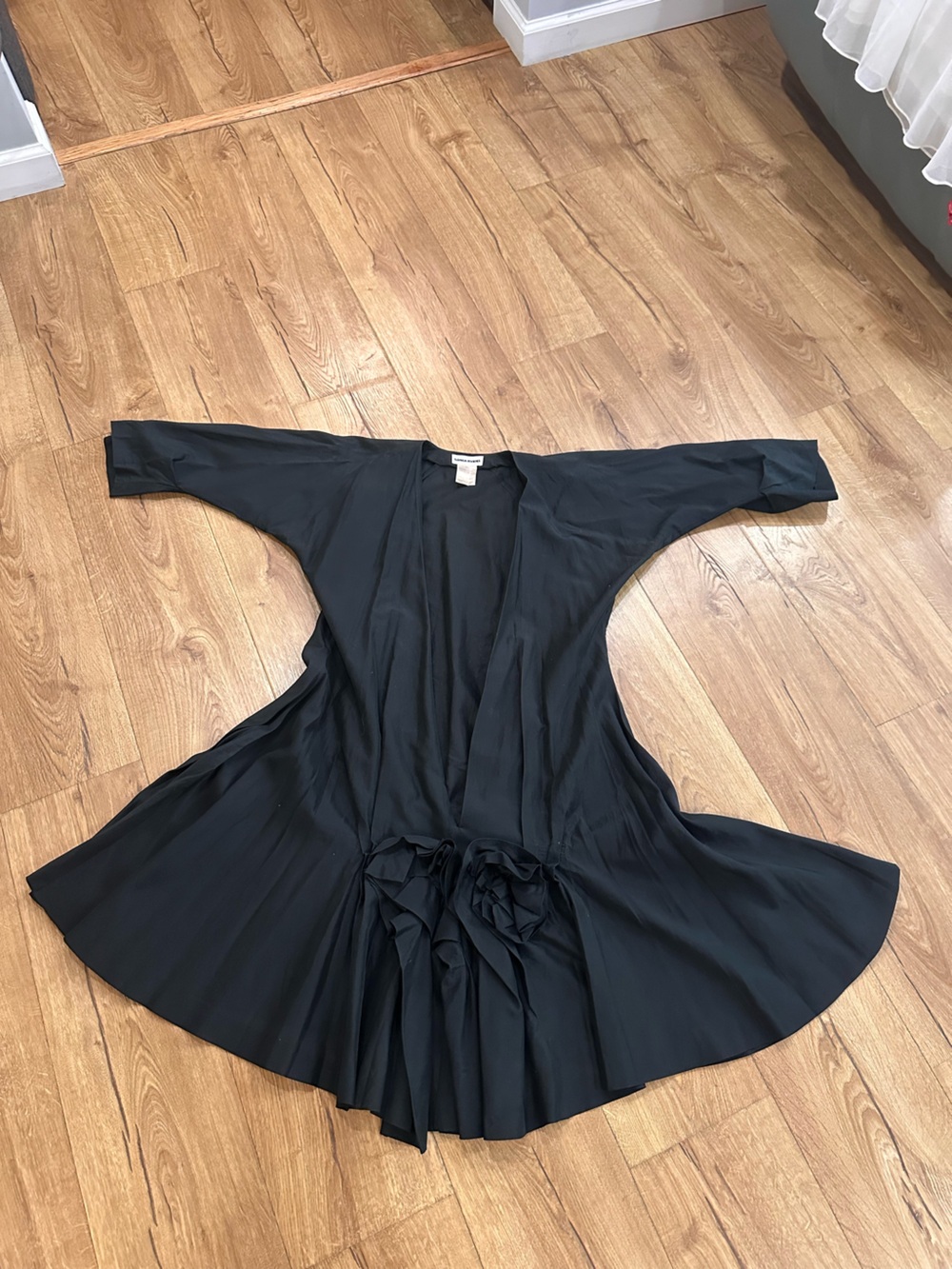 Sonia Rykiel Black dress with Branded Neck Label - Picture 5 of 6